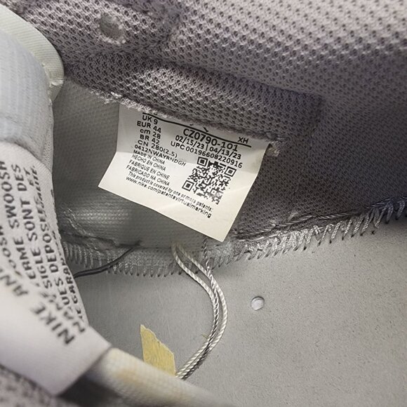 Air Jordan 1 Retro OG Low Atmosphere Grey Men's Size 10 No Box - Picture 14 of 16